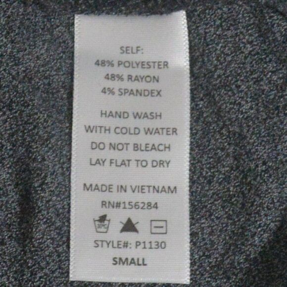 Caution to the Wind Top Sweatshirt Kangaroo Pocket Gray Size Small - Picture 5 of 5